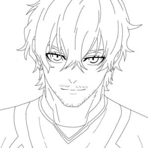 Desenho de Blue Lock Desenho Colorir Imprimir 16