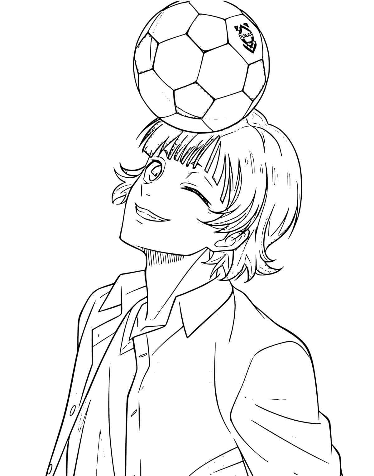 Desenho de Blue Lock Desenho Colorir Imprimir 17