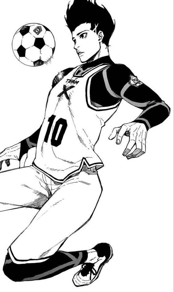 Desenho de Blue Lock Desenho Colorir Imprimir 22