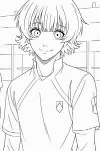 Desenho de Blue Lock Desenho Colorir Imprimir 27