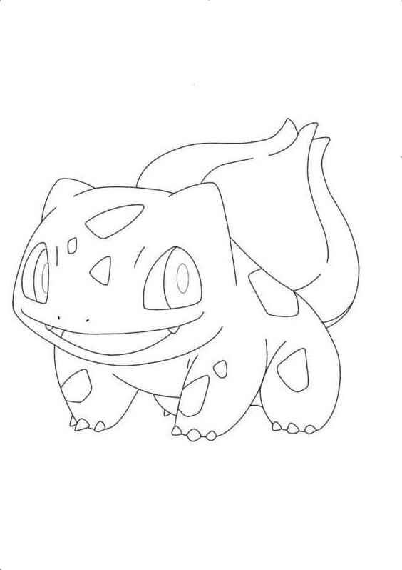 Desenho de Bulbasaur Desenho Colorir Imprimir 03