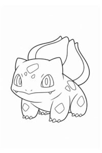 Desenho de Bulbasaur Desenho Colorir Imprimir 04