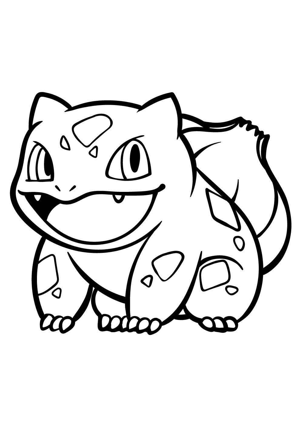 Desenho de Bulbasaur Desenho Colorir Imprimir 05