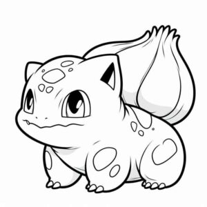 Desenho de Bulbasaur Desenho Colorir Imprimir 07