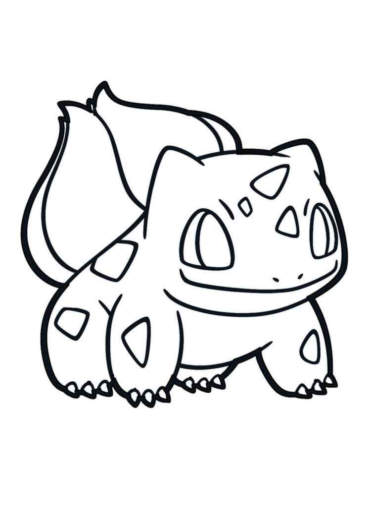 Desenho de Bulbasaur Desenho Colorir Imprimir 11