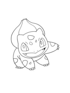 Desenho de Bulbasaur Desenho Colorir Imprimir 12