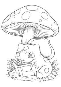 Desenho de Bulbasaur Desenho Colorir Imprimir 18