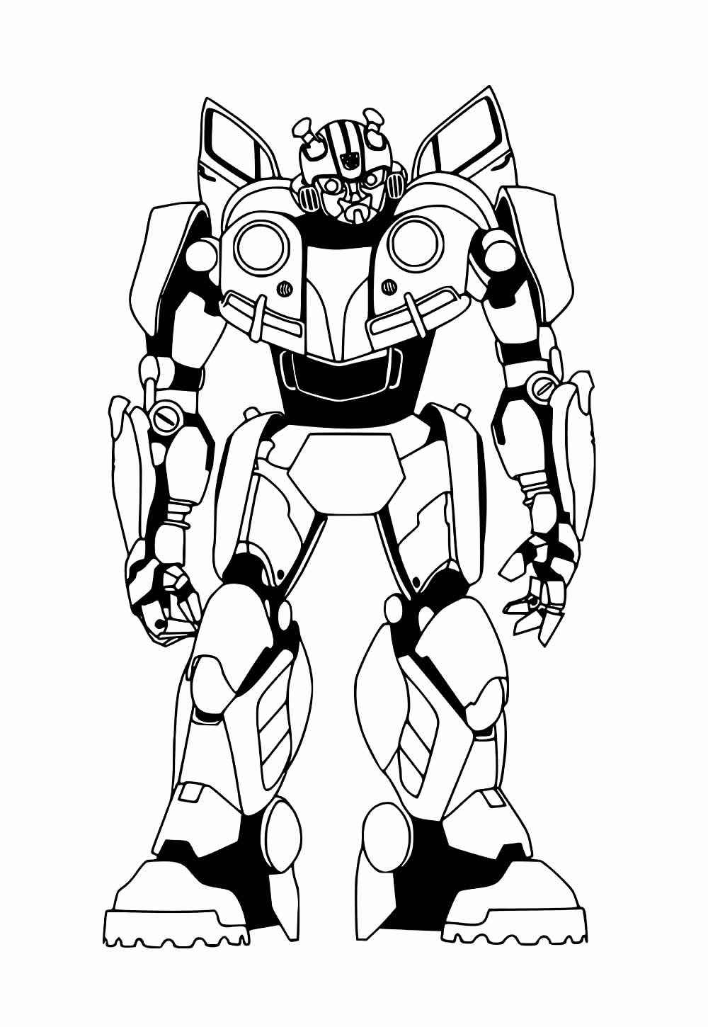 Desenho de Bumblebee Desenho Colorir Imprimir 11