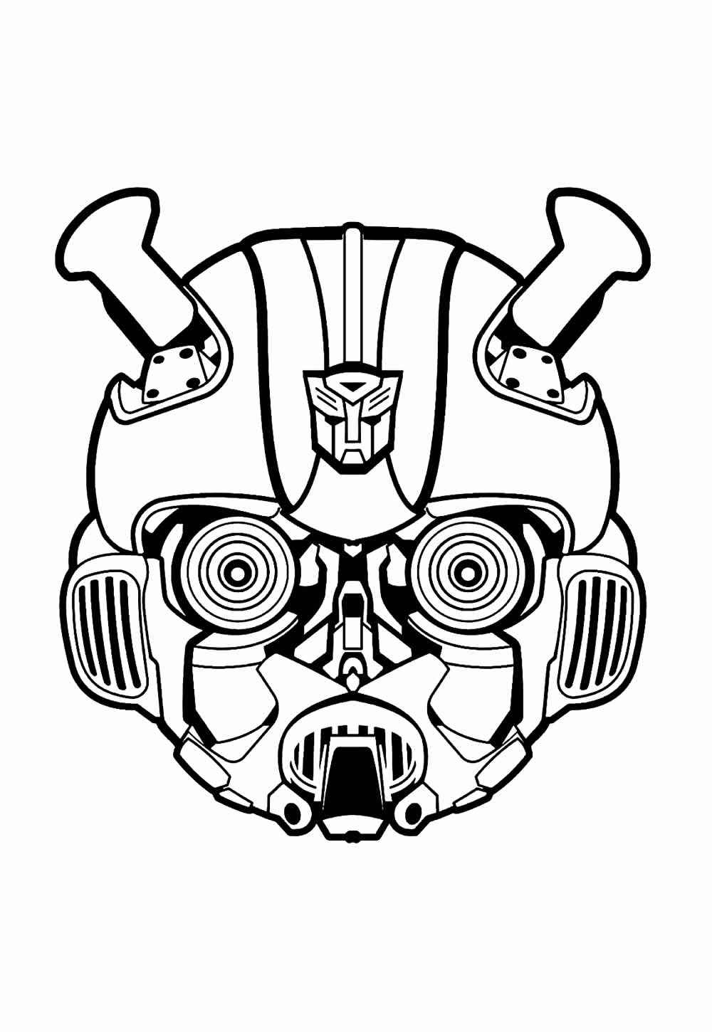 Desenho de Bumblebee Desenho Colorir Imprimir 15