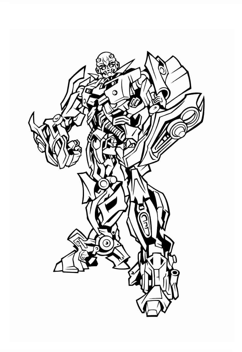 Desenho de Bumblebee Desenho Colorir Imprimir 19