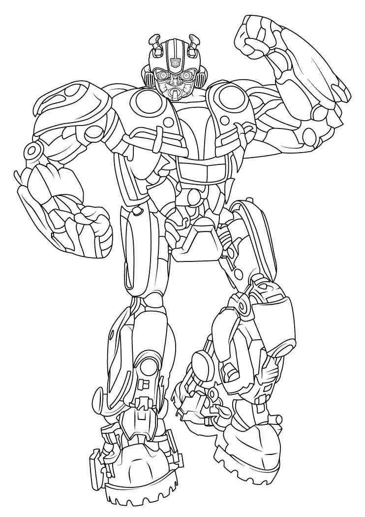 Desenho de Bumblebee Desenho Colorir Imprimir 20
