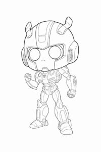 Desenho de Bumblebee Desenho Colorir Imprimir 25