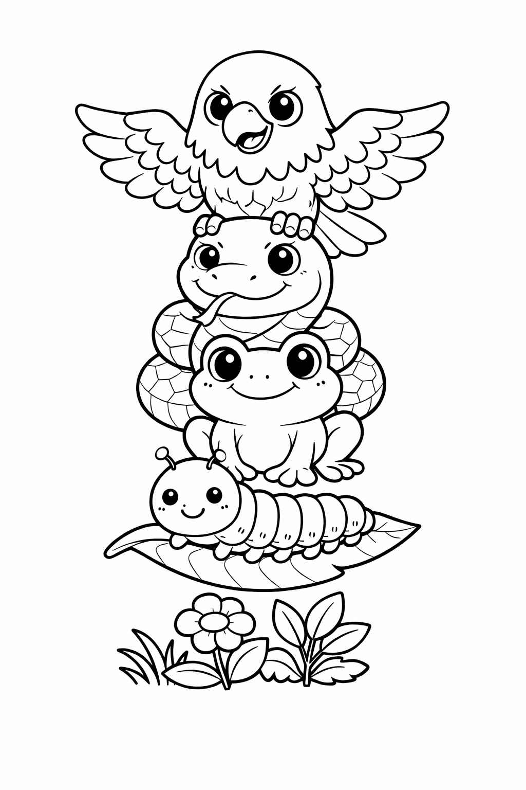 Desenho de Cadeia Alimentar Desenho Colorir Imprimir 04