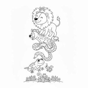 Desenho de Cadeia Alimentar Desenho Colorir Imprimir 09