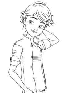 Desenho de Cat Noir Desenho Colorir Imprimir 04