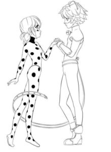 Desenho de Cat Noir Desenho Colorir Imprimir 12