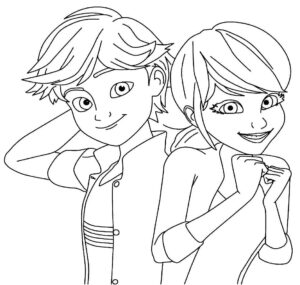 Desenho de Cat Noir Desenho Colorir Imprimir 19