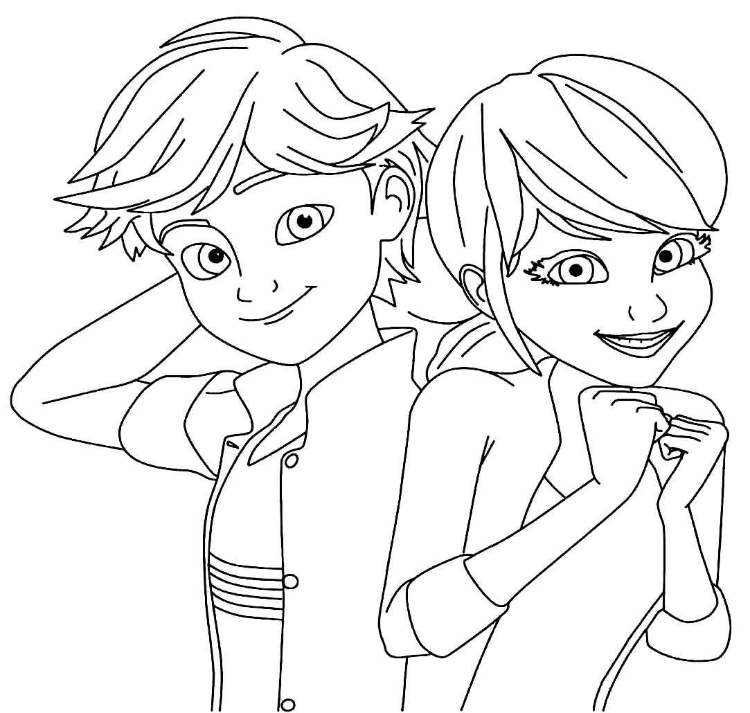 Desenho de Cat Noir Desenho Colorir Imprimir 19