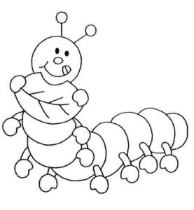 Desenho de Centopeia Desenho Colorir Imprimir 01