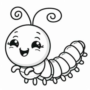 Desenho de Centopeia Desenho Colorir Imprimir 08