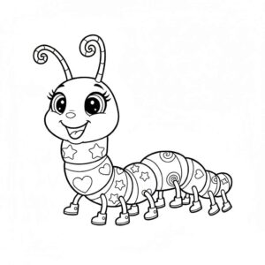 Desenho de Centopeia Desenho Colorir Imprimir 16