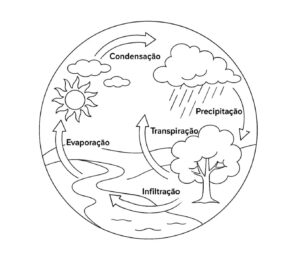 Desenho de Ciclo Da Agua Desenho Colorir Imprimir 2