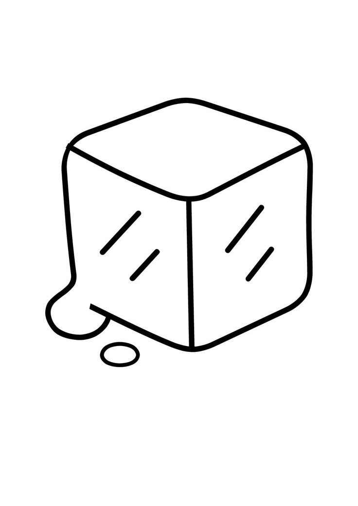 Desenho de Gelo Desenho Colorir Imprimir 11