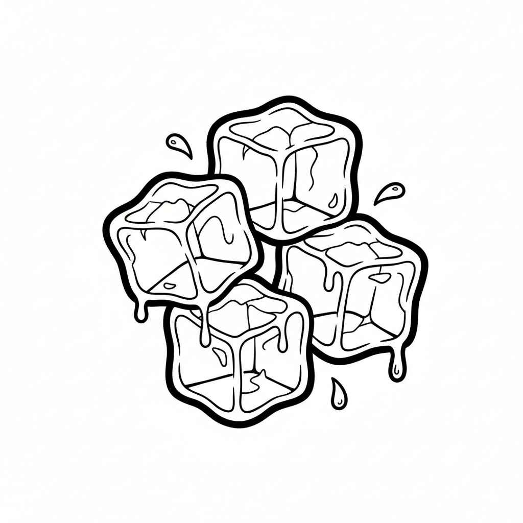 Desenho de Gelo Desenho Colorir Imprimir 13