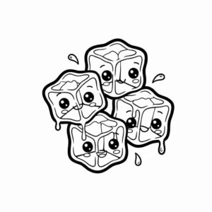 Desenho de Gelo Desenho Colorir Imprimir 14