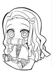 Desenho de Nezuko Desenho Colorir Imprimir 06