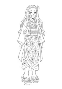 Desenho de Nezuko Desenho Colorir Imprimir 10