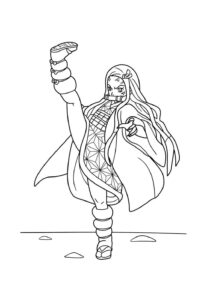 Desenho de Nezuko Desenho Colorir Imprimir 14