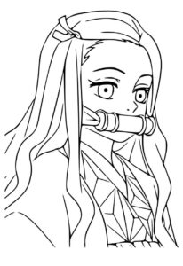 Desenho de Nezuko Desenho Colorir Imprimir 22