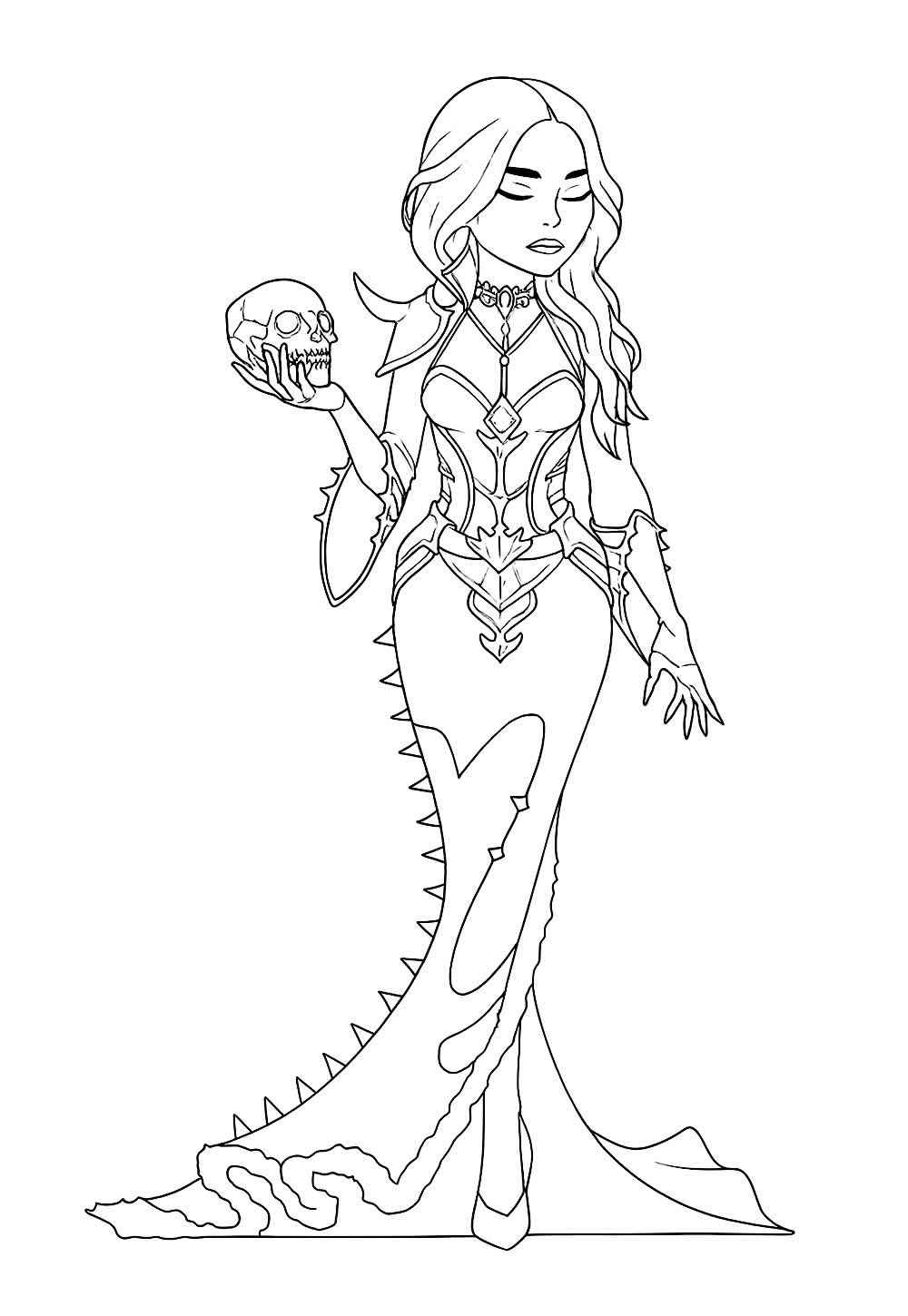 Desenho de Vampiro Desenho Colorir Imprimir 19