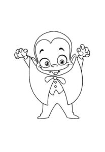 Desenho de Vampiro Desenho Colorir Imprimir 29