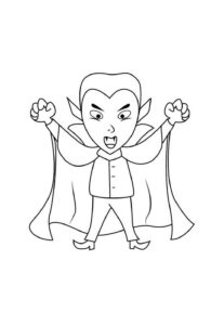 Desenho de Vampiro Desenho Colorir Imprimir 30