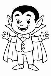 Desenho de Vampiro Desenho Colorir Imprimir 37