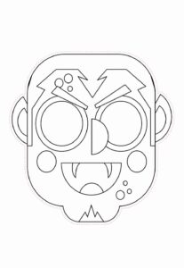 Desenho de Vampiro Desenho Colorir Imprimir 45