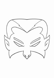 Desenho de Vampiro Desenho Colorir Imprimir 47