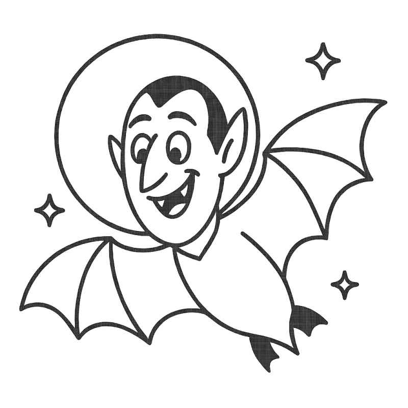 Desenho de Vampiro Desenho Colorir Imprimir 56