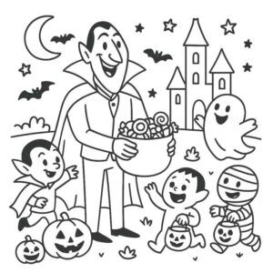 Desenho de Vampiro Desenho Colorir Imprimir 61