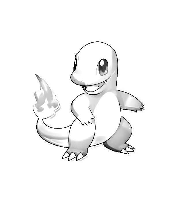 Desenho de Charmander Desenho Colorir Imprimir 03