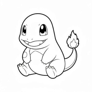 Desenho de Charmander Desenho Colorir Imprimir 10