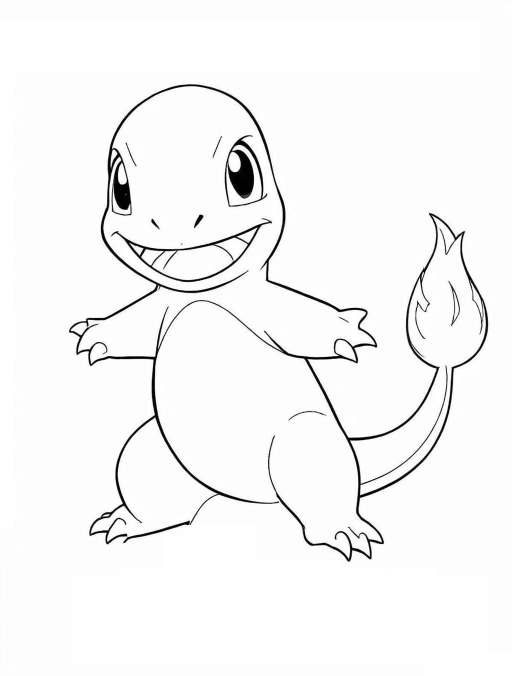 Desenho de Charmander Desenho Colorir Imprimir 16
