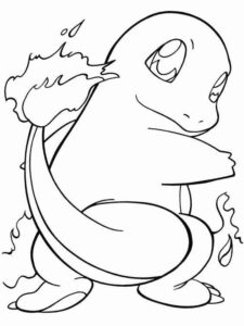 Desenho de Charmander Desenho Colorir Imprimir 17