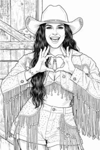 Desenho de Ana Castela Desenho Colorir Imprimir 03