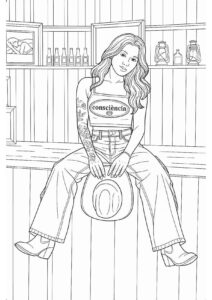 Desenho de Ana Castela Desenho Colorir Imprimir 07