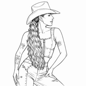 Desenho de Ana Castela Desenho Colorir Imprimir 09