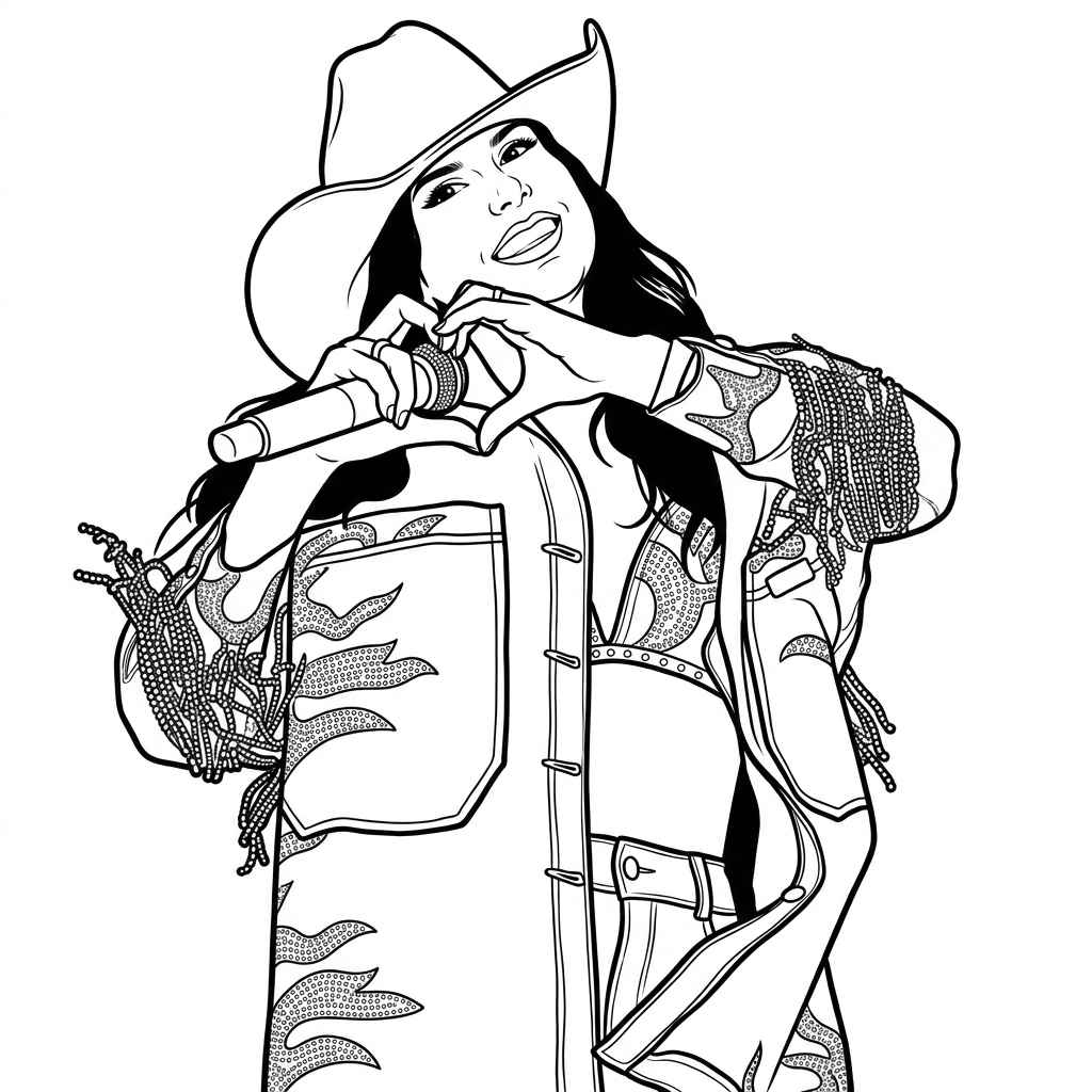 Desenho de Ana Castela Desenho Colorir Imprimir 20