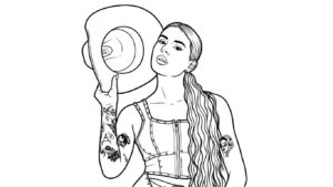 Desenho de Ana Castela Desenho Colorir Imprimir 21